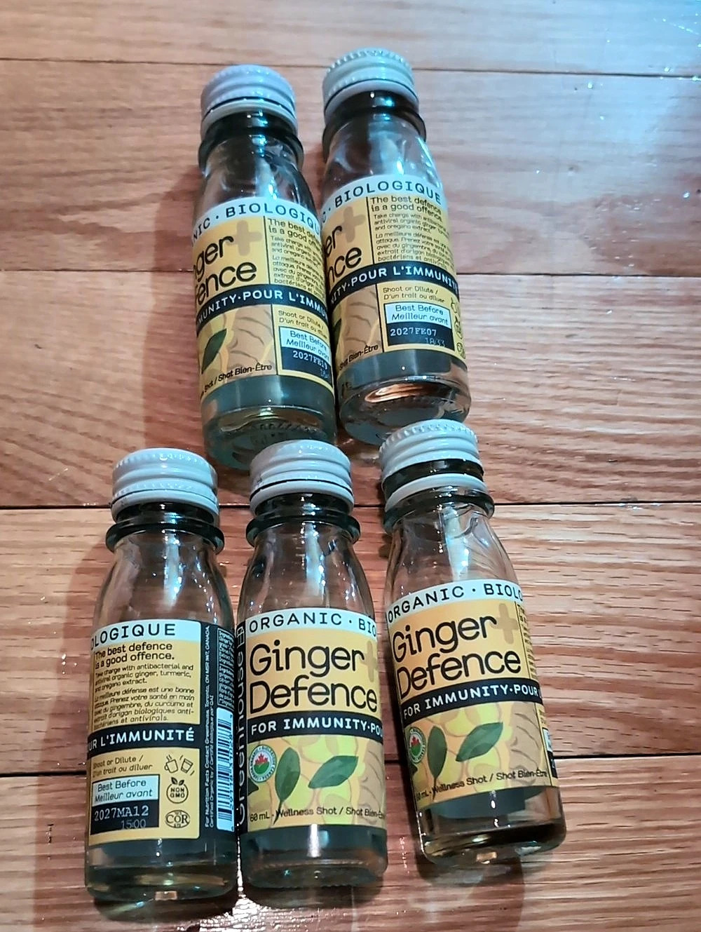 Free Small Glass Bottles 60ml 5-Pack